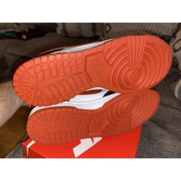 DS Nike Dunk Low Retro Shoes White Dragon Red Black DV0833-108 Men's Size 8.5 - Picture 6 of 7